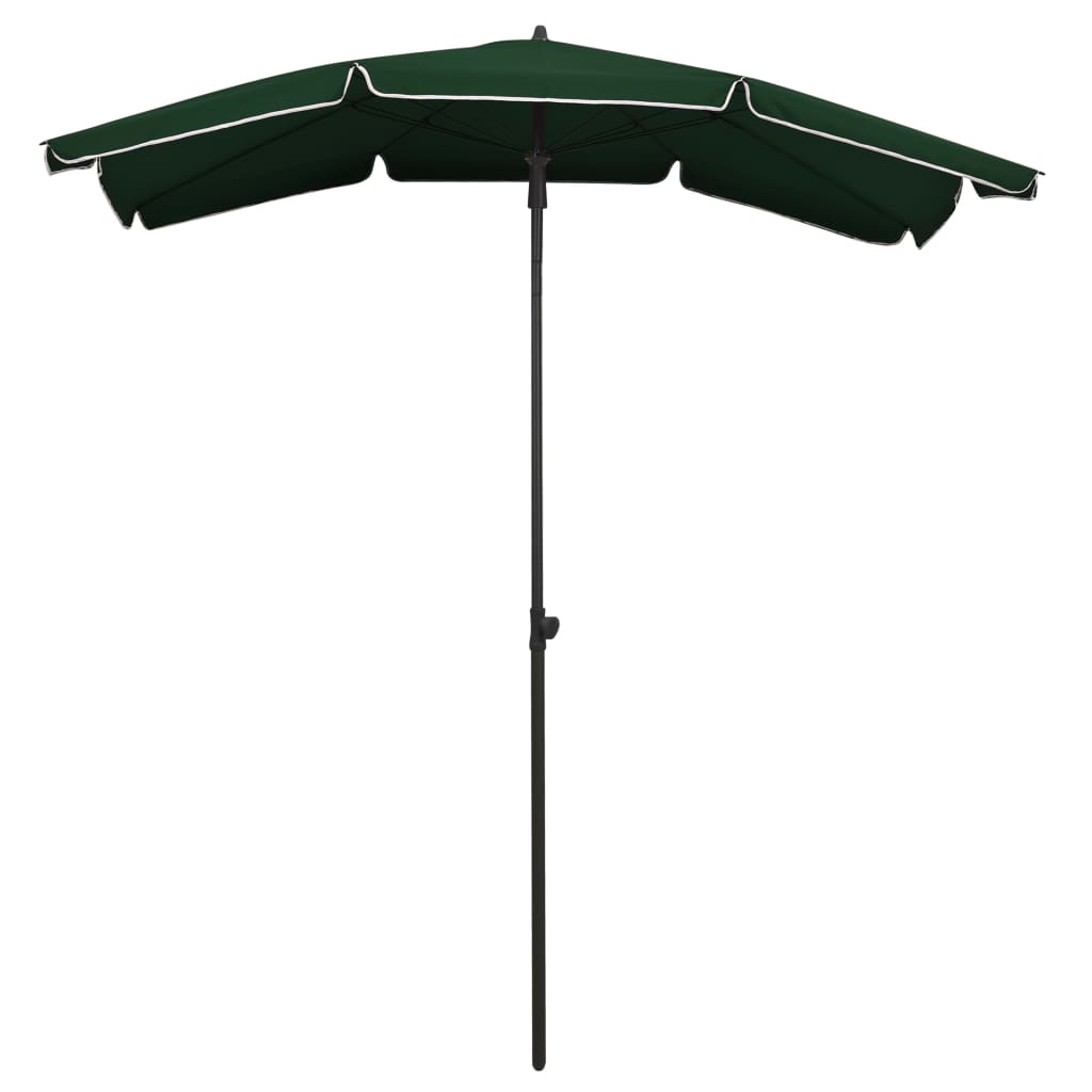 Parasol med stang 200x130 cm - grøn, 1 - number 2.