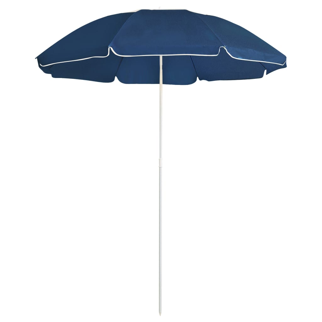 Parasol 180 cm steel rod - blue, 1 - number 1.