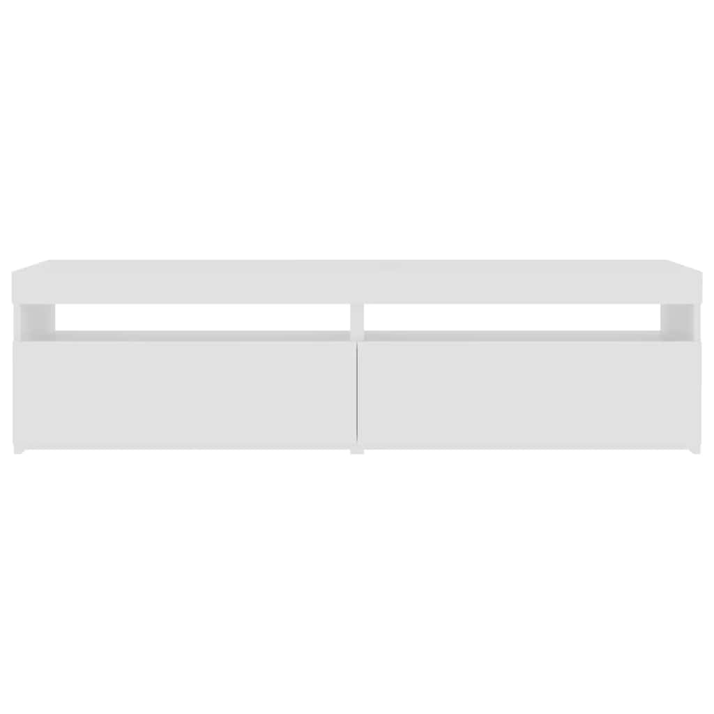 Tv-borde stk. med led-lys 75x35x40 cm - hvid, 2, 75 cm - number 9.