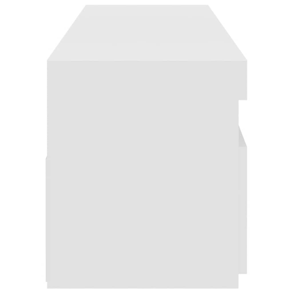 Tv-borde stk. med led-lys 75x35x40 cm - hvid, 2, 75 cm - number 10.