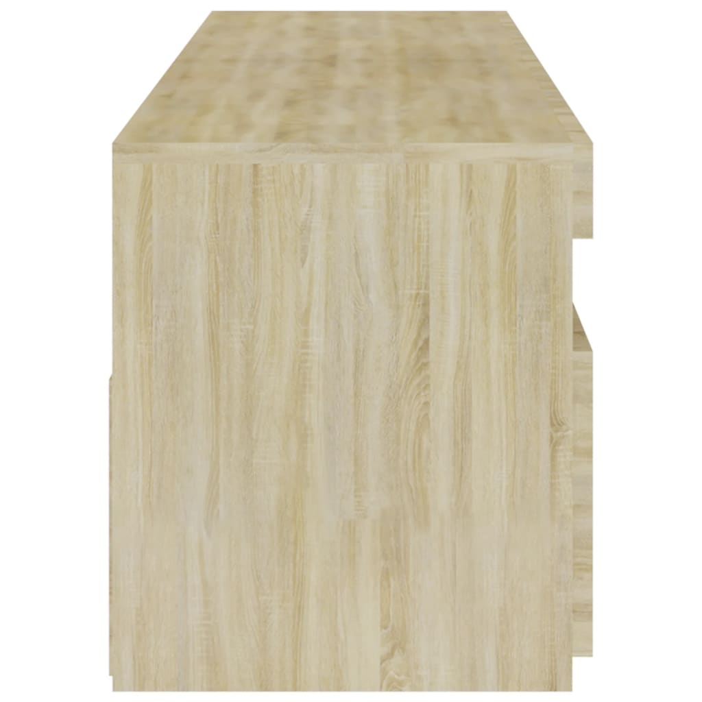 Tv stolky ks. s led světlem - šedý dub sonoma, 60 x 35 x 40 cm, 2 - number 10.