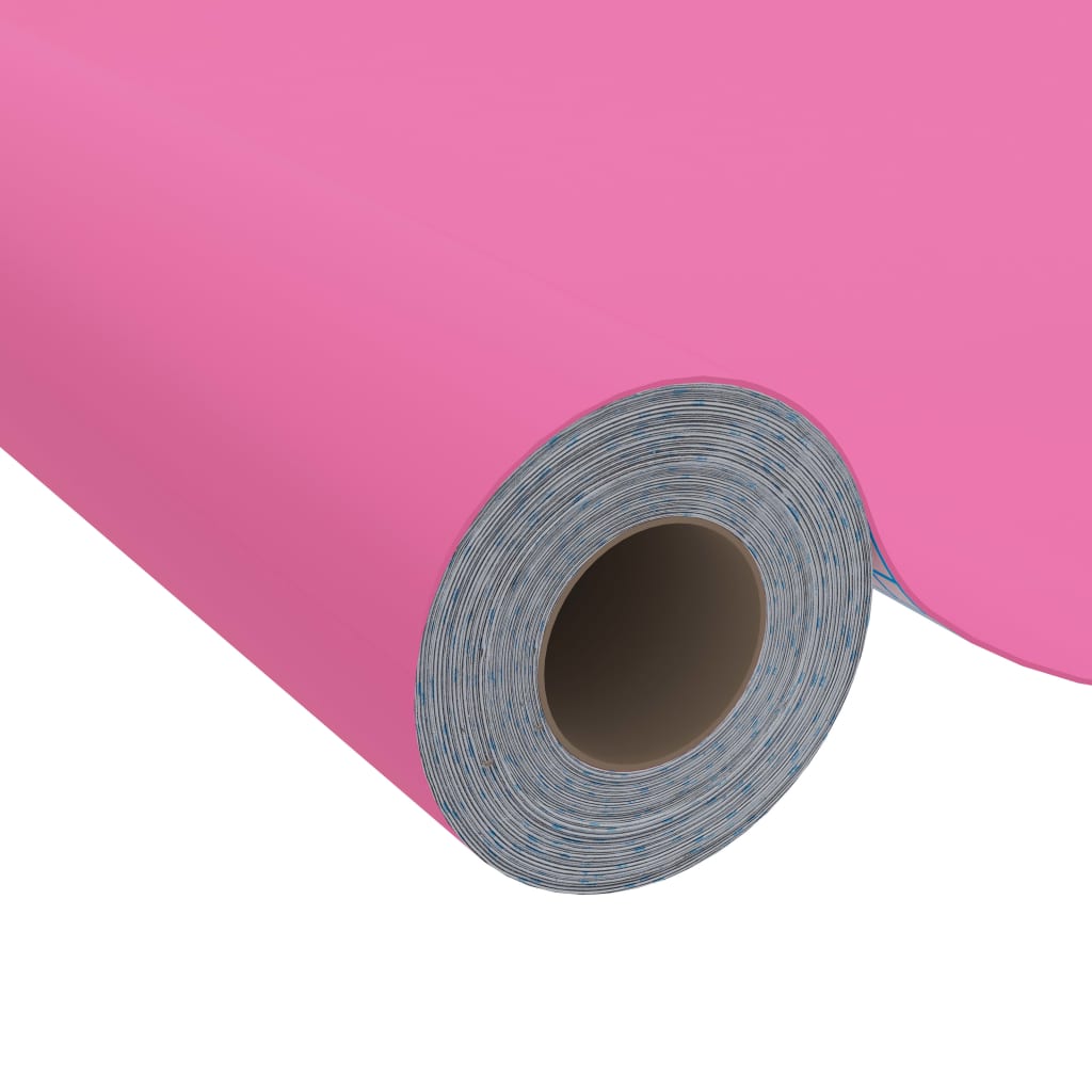Self-adhesive foil for furniture 500x90 cm pvc pink high gloss - high gloss pink, 1 - number 3.