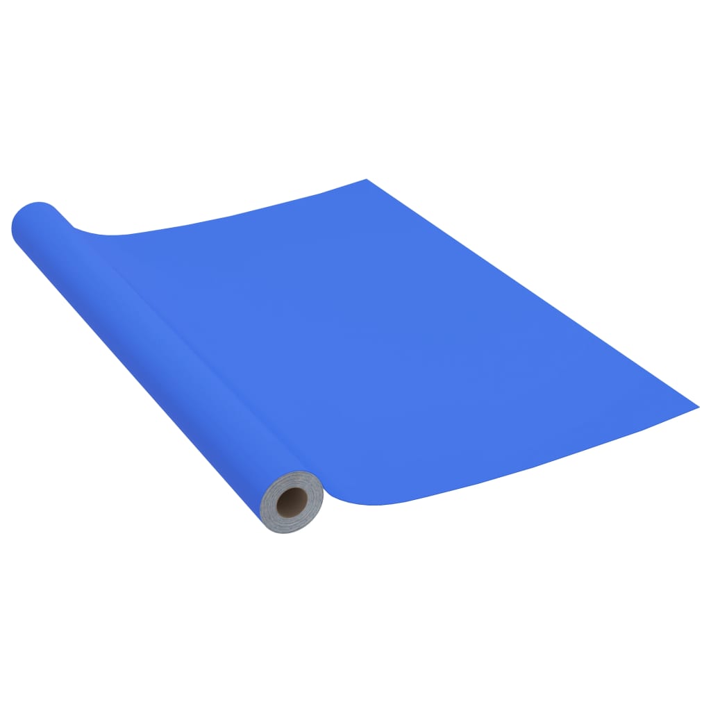 Film autocollant pour meuble 500x90 cm pvc bleu brillant - bleu brillant, 1 - number 2.
