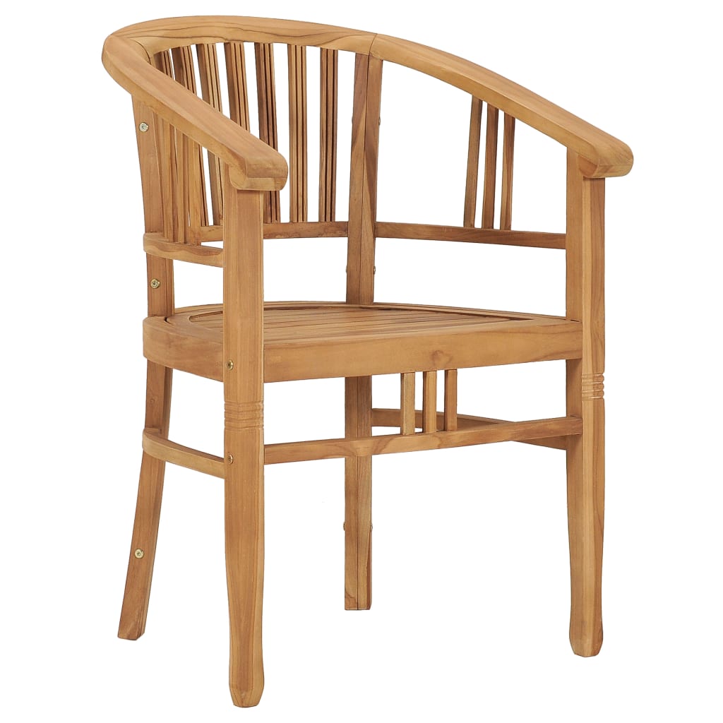 Vrtna blagovaonska garnitura 3 komada punog tikovine - smeđa, 2 - number 4.