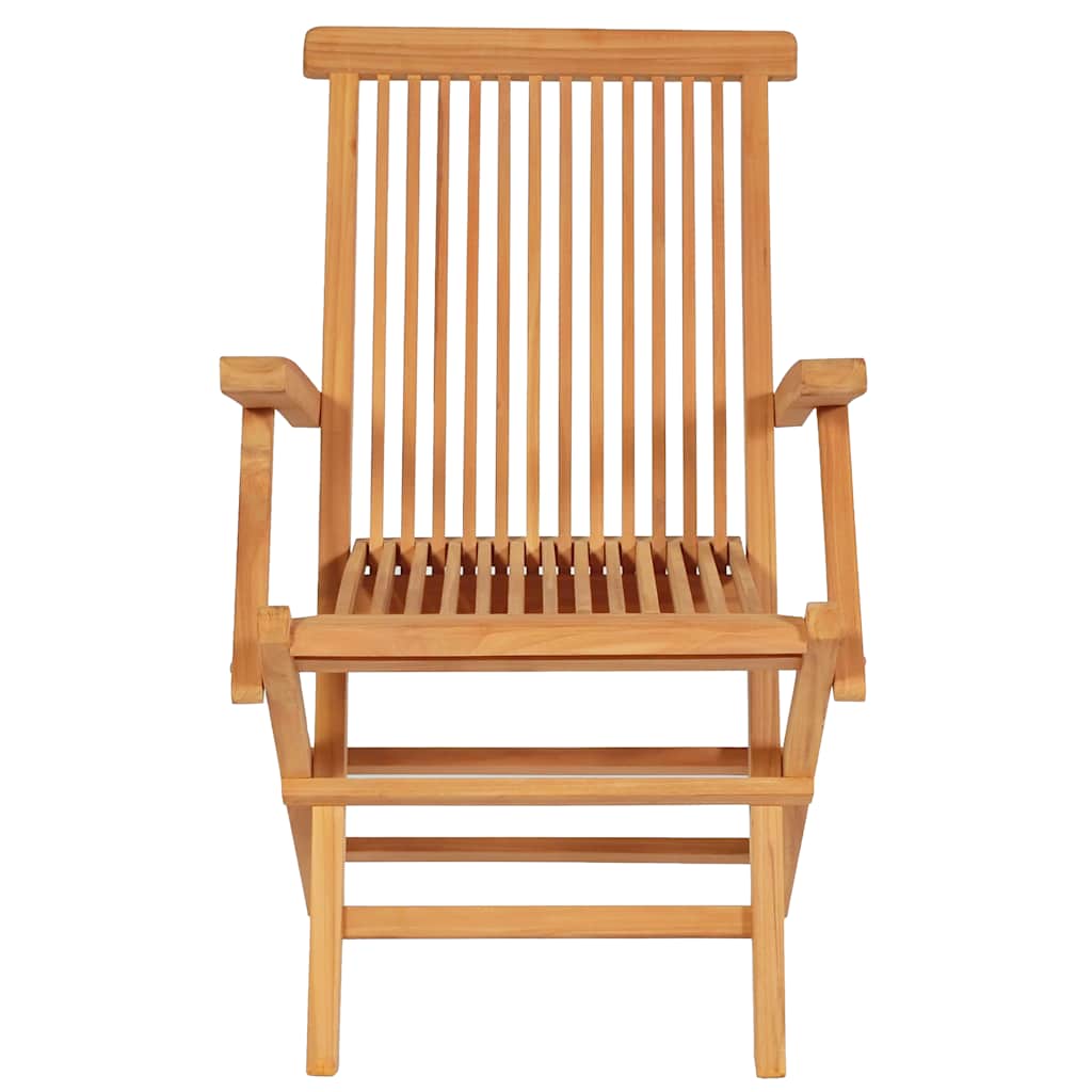 Spisebordssæt til haven 7 dele massivt teaktræ - number 11.