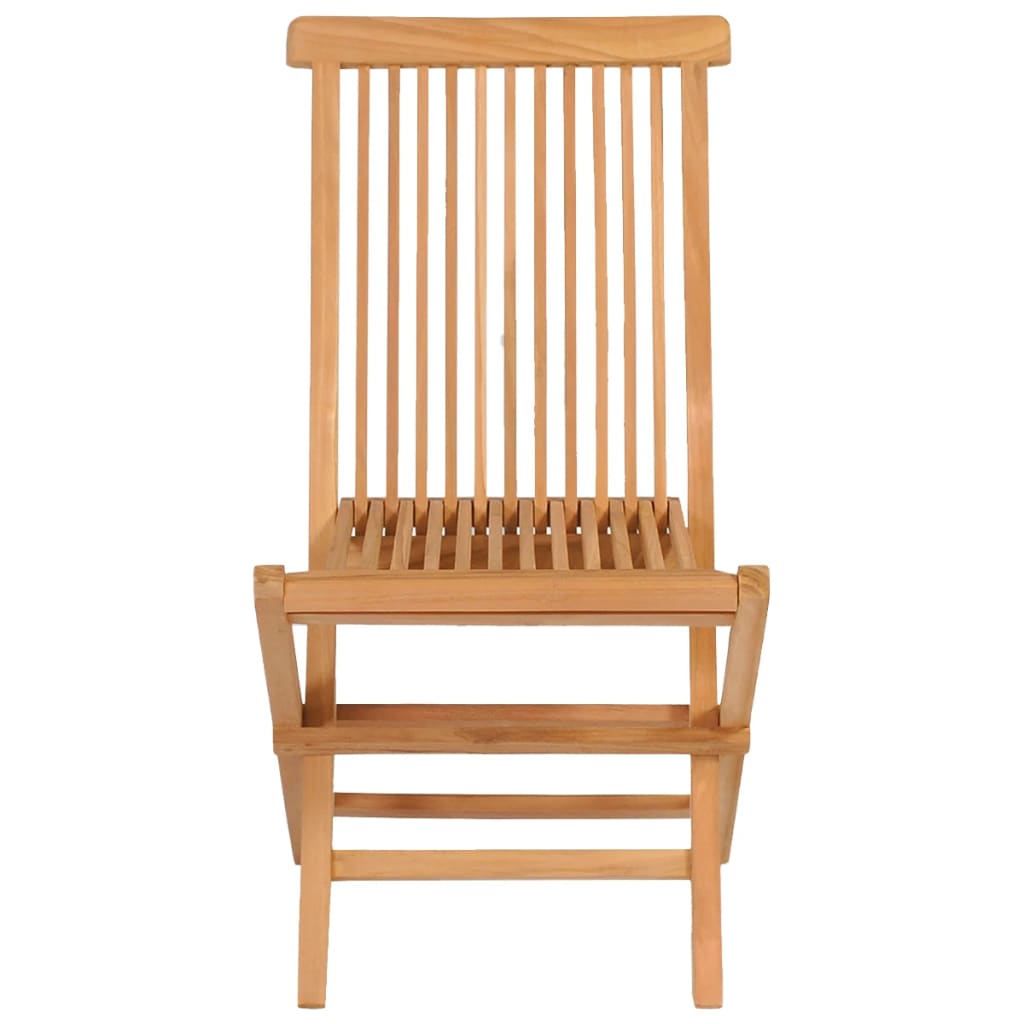 Spisebordssæt til haven 7 dele massivt teaktræ - number 10.