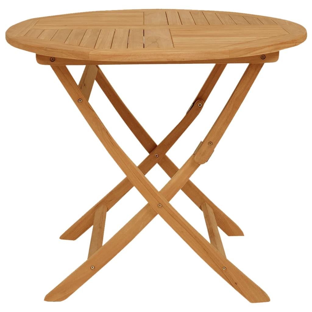 Blagovaonska stolna garnitura za vrt 5 dijelova masivna tikovina - number 3.