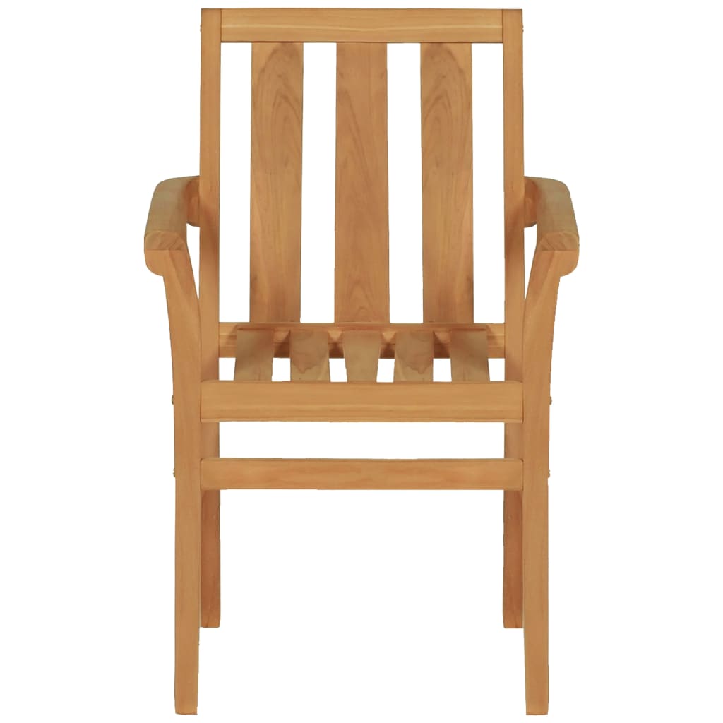 Vrtni blagovaonski stol 9 komada punog tikovine - pravokutni, 8 - number 9.