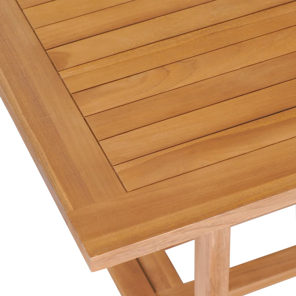 Spisebordsett for hagen 9 deler heltre teak - number 6.