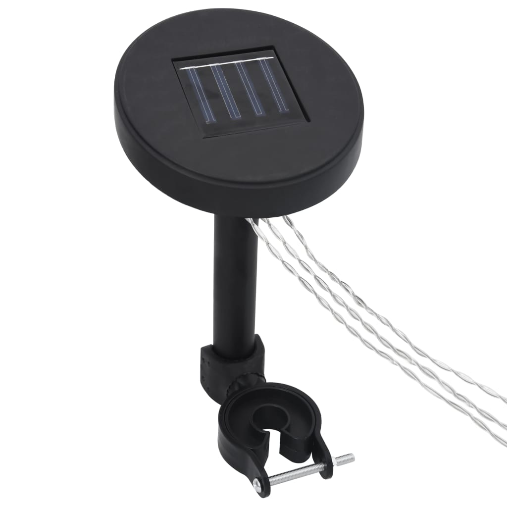 Soldrevet led-lyskæde med solpanel - number 2.