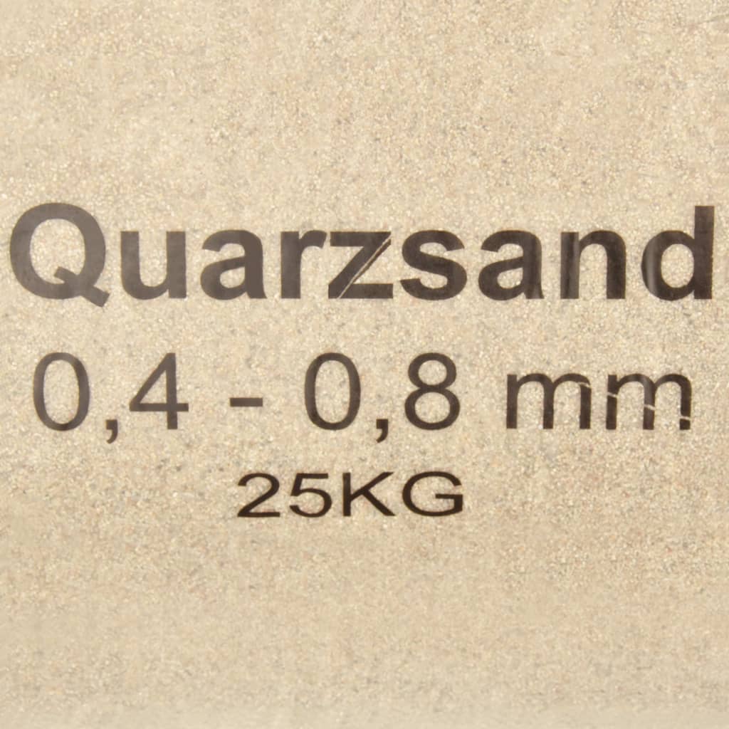 Filtersand 25 kg 0,4-0,8 mm - number 5.