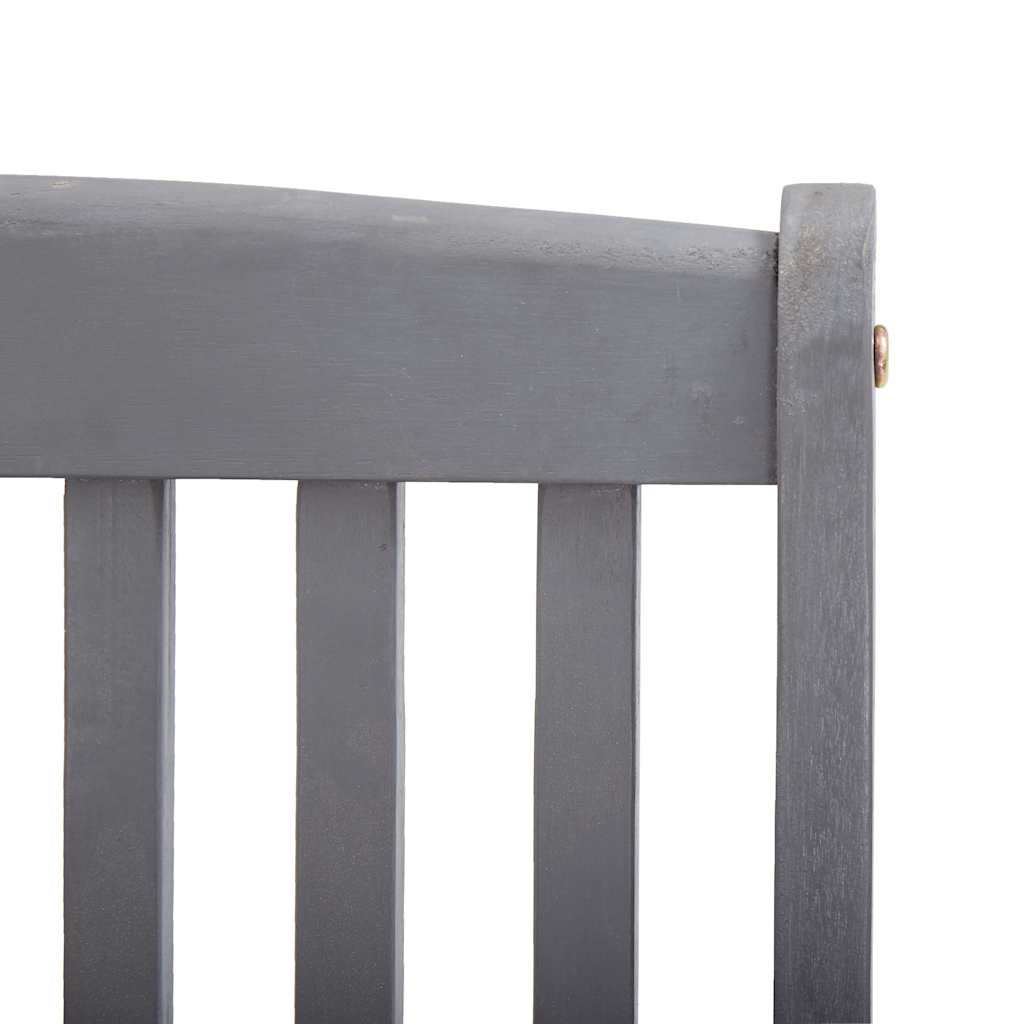 Foldbare havestole 6 stk. massivt akacietræ - number 8.