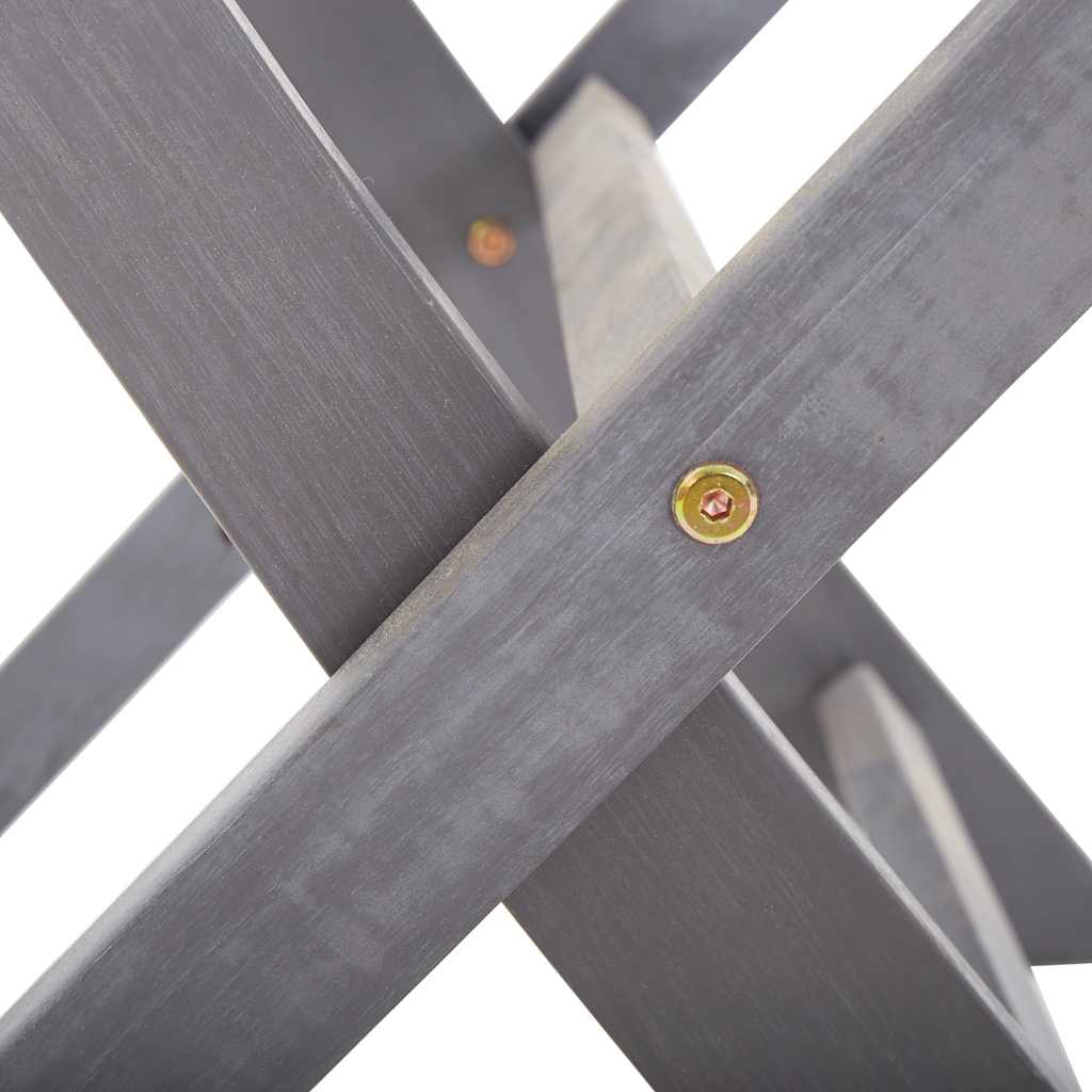 Foldbare havestole 6 stk. massivt akacietræ - number 10.