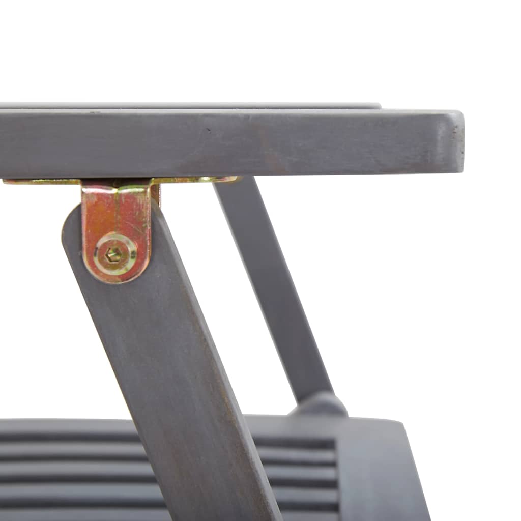 Foldbare havestole 6 stk. massivt akacietræ - number 9.