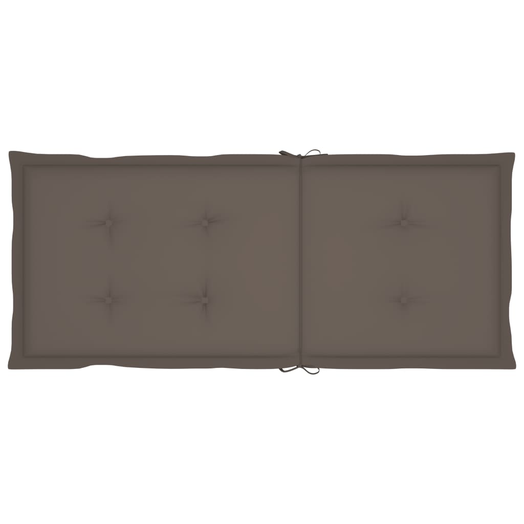 Fotele na ogrodowe komputery. z poduszkami solidnymi drzewami akacjowymi - szaro -brun, 4, 1 - number 8.