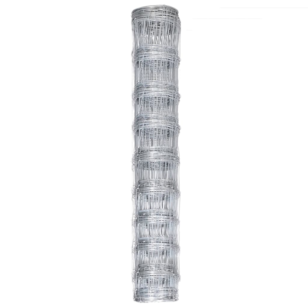 Trädgårdsstaket galvaniserat stål silver - 50 x 1 m, 1, 10 trådar (2 mm), 15 cm - number 2.