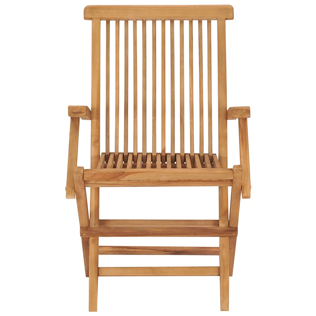 Krzesła ogrodowe z poduszkami szt. lite drewno tekowe - szare, 4, 1 - number 10.