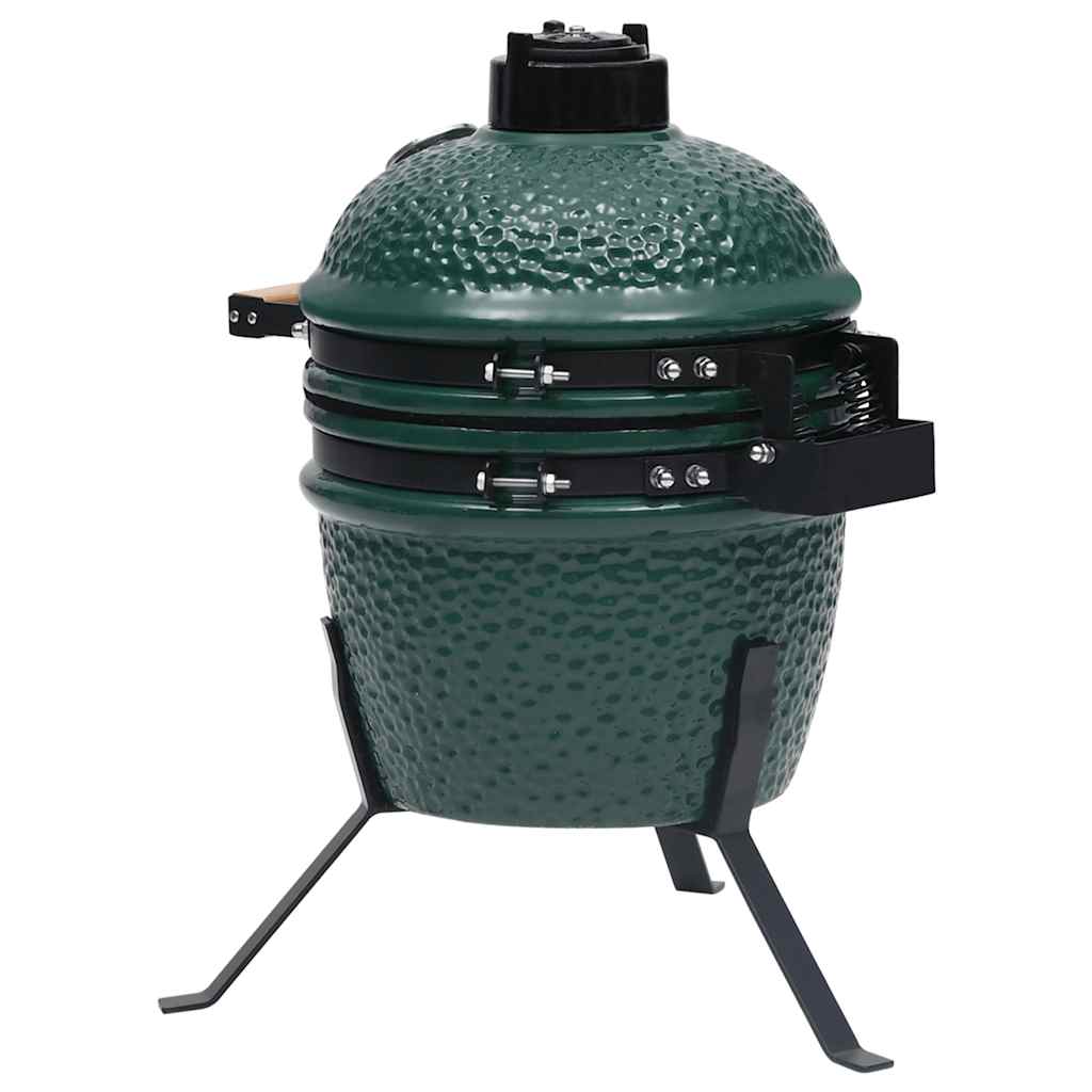 2-i-1 kamado-røgegrill 56 cm keramisk - grøn, 1 - number 6.