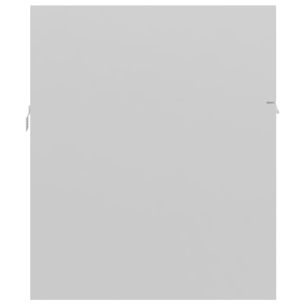 Set kupaonskog namještaja projektirano drvo bijelo visoki sjaj - number 9.