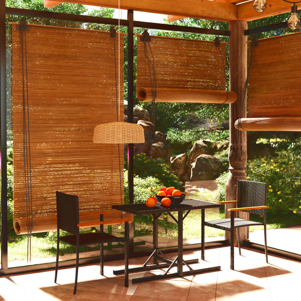 Blagovaonska stolna garnitura za vrt 3 dijela crna - number 1.