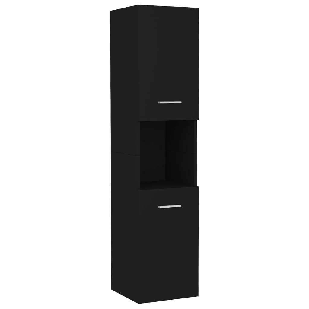 Zestaw mebli łazienkowych płyta wiórowa - czarny, 60 x 38,5 x 46 cm, 1 - number 10.