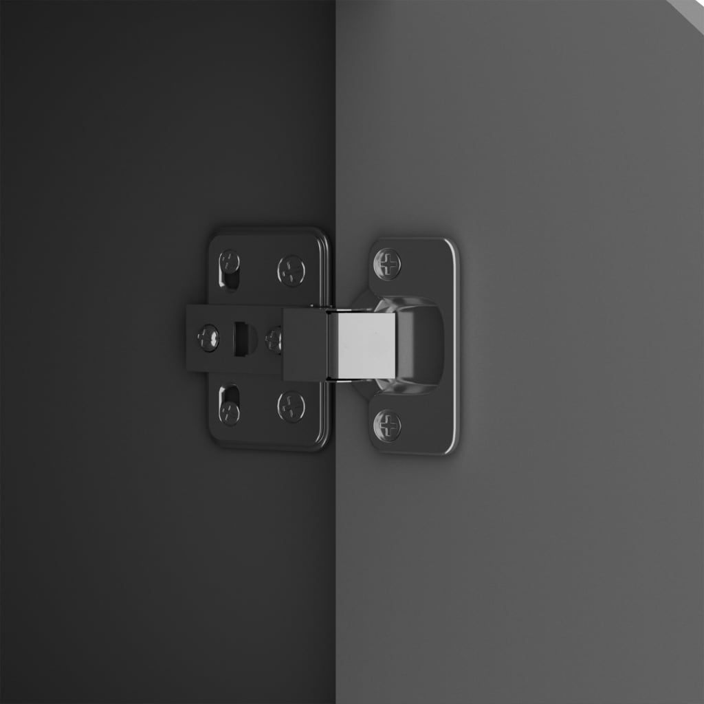 Skænk 60x30x72 cm konstrueret træ - grå, 1 - number 7.