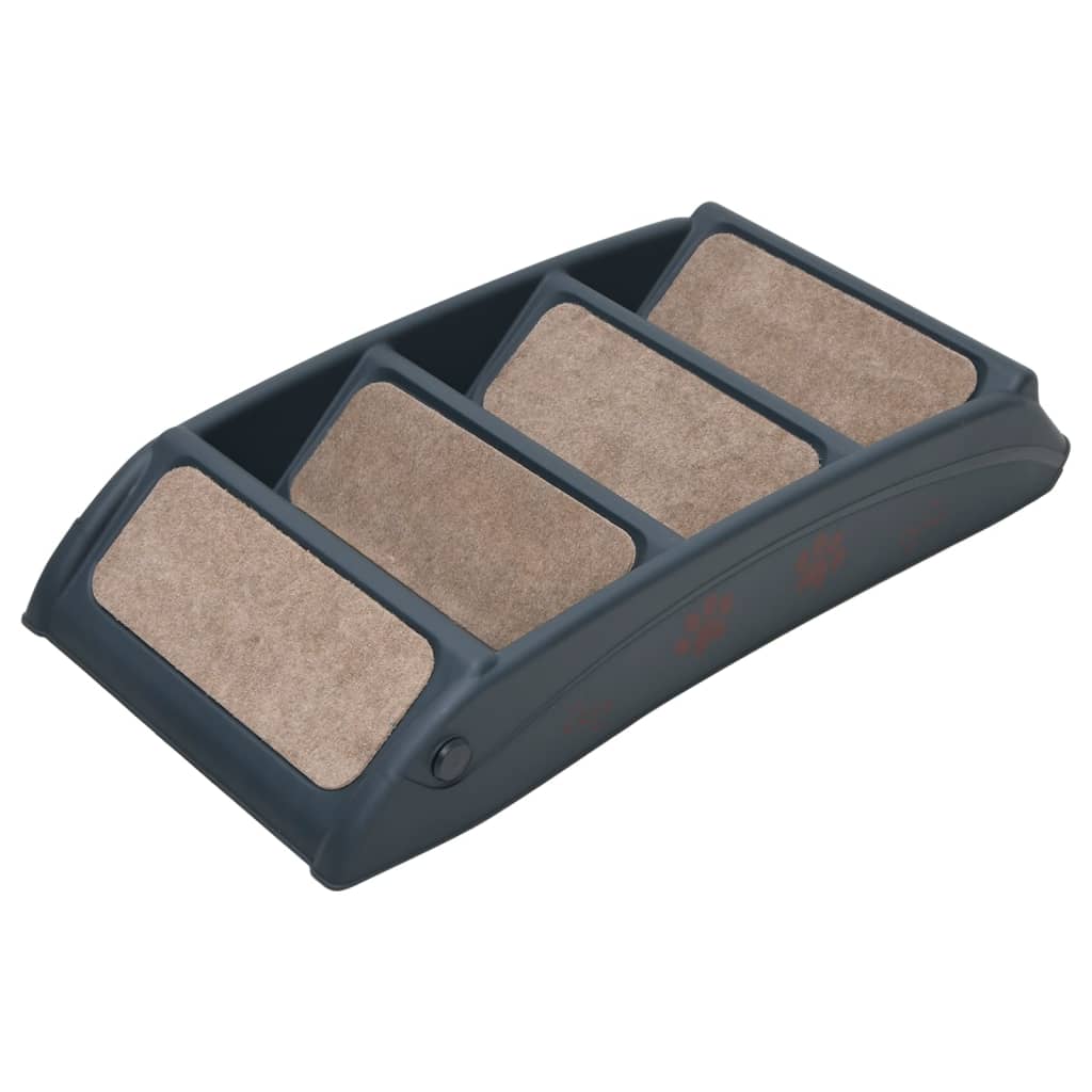 Escalier pliable pour chien 4 marches gris foncé - number 6.