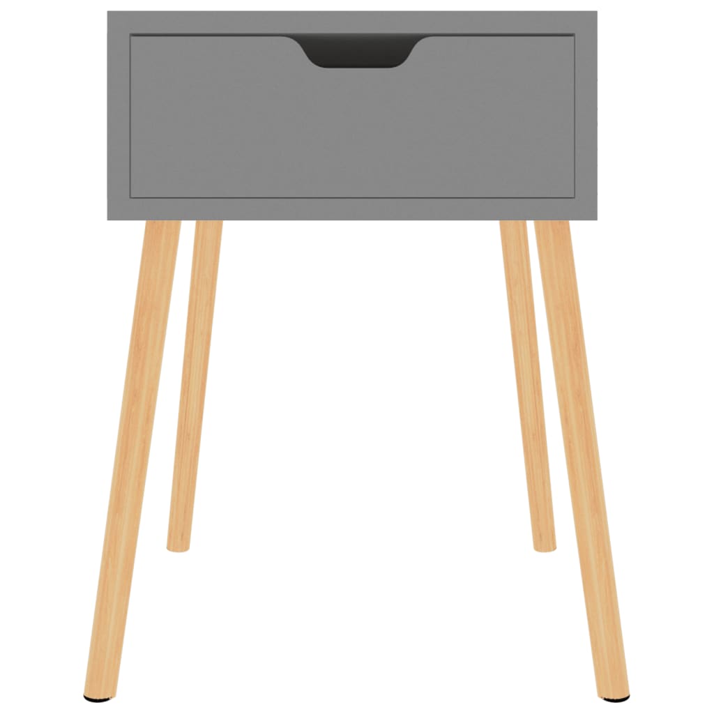 Bedside tables pc. 40x40x56 cm engineered wood - grey, 2 - number 3.