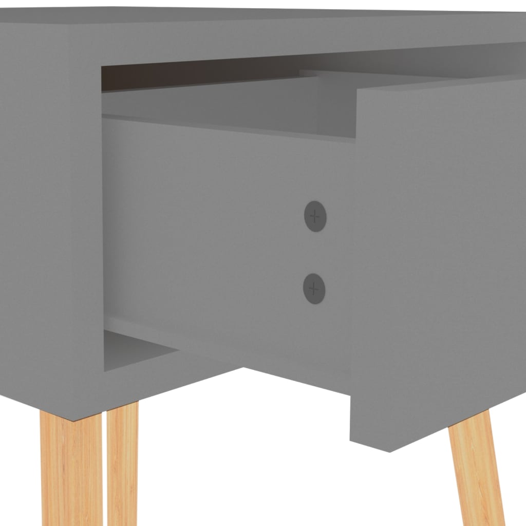 Bedside tables pc. 40x40x56 cm engineered wood - grey, 2 - number 8.