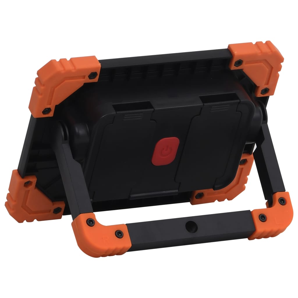 Transportabel led-projektør 10 w abs kold hvid - number 6.