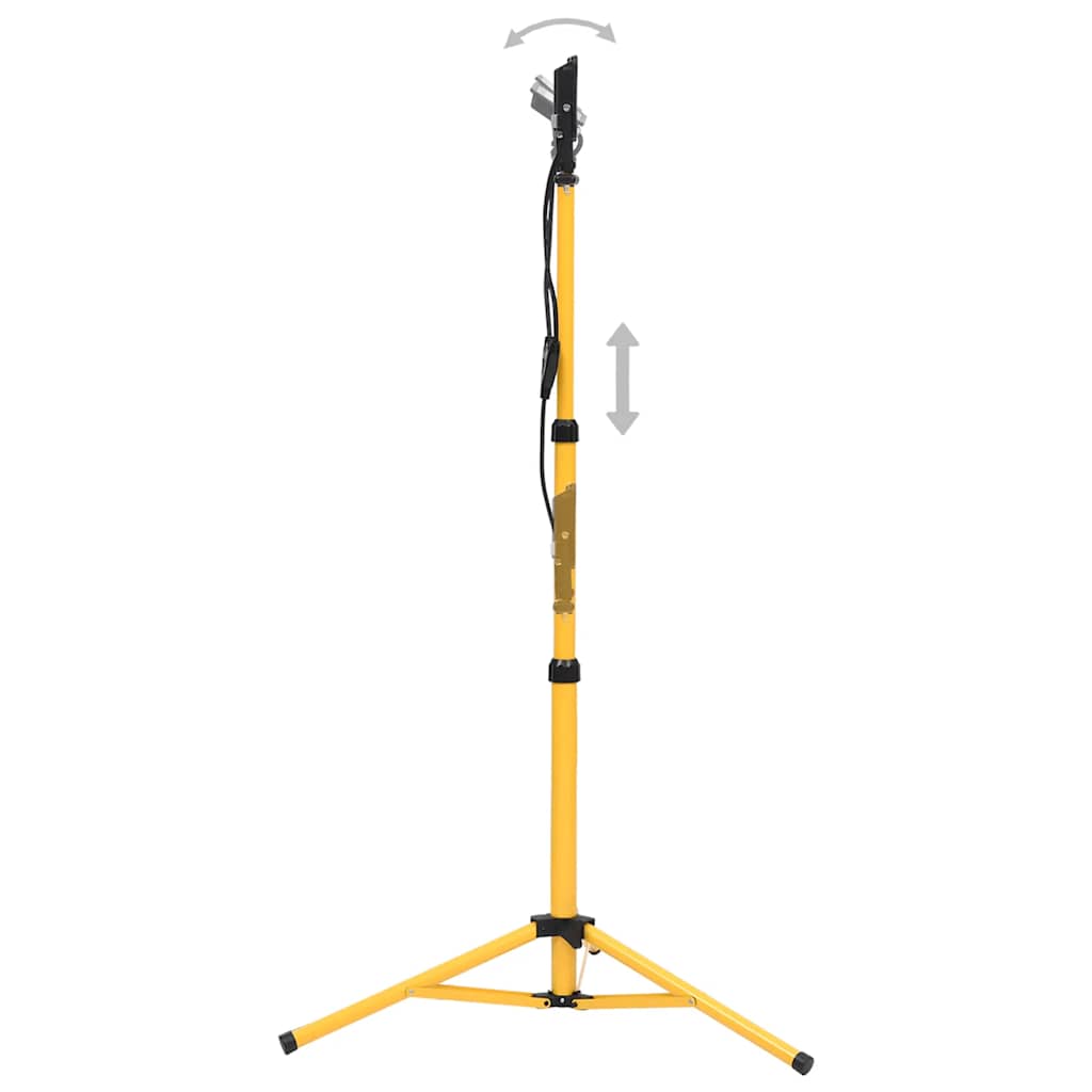 Led-projektør med stativ 2x50 w varm hvid - number 3.