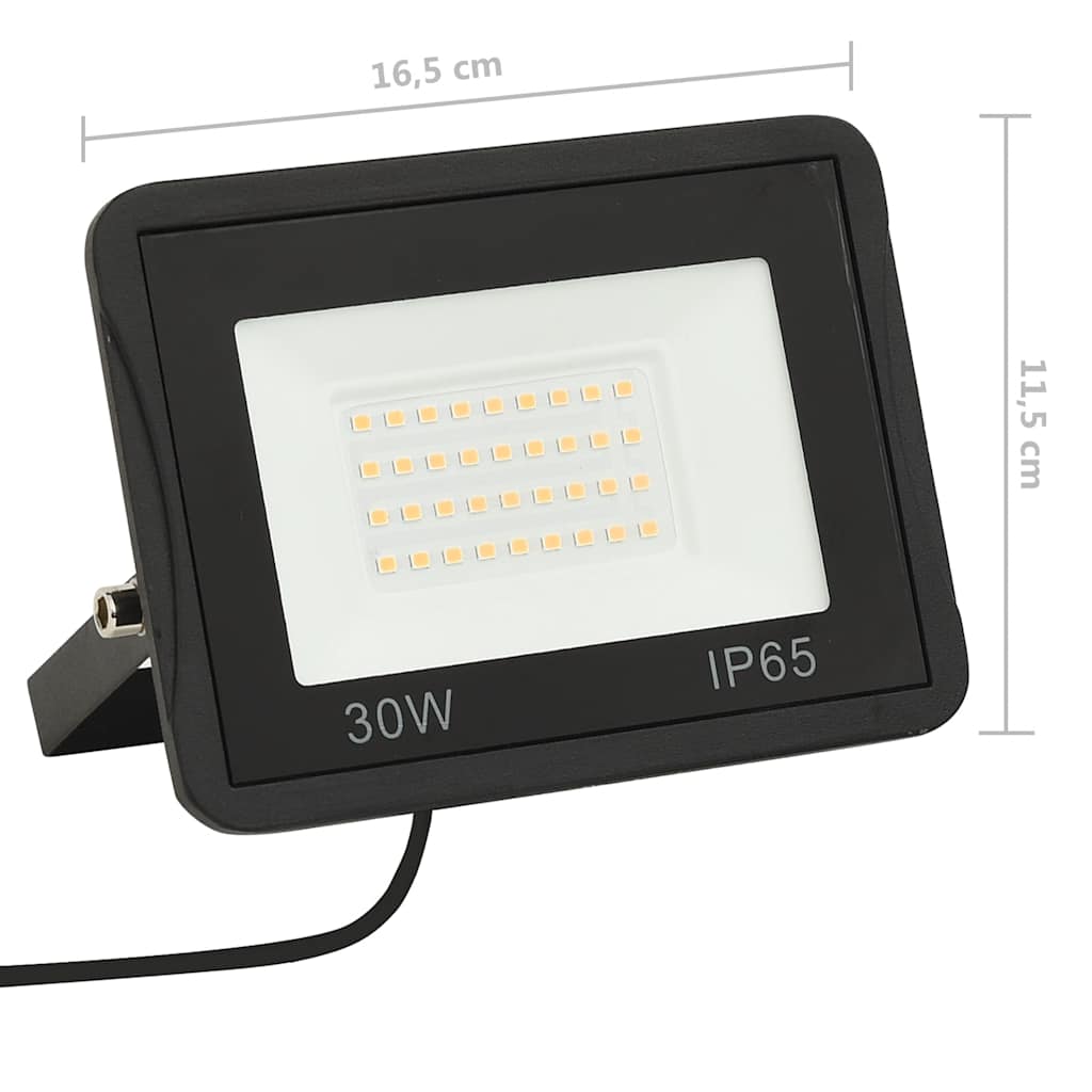 Projecteur led 30 w lumière blanche chaude - number 10.