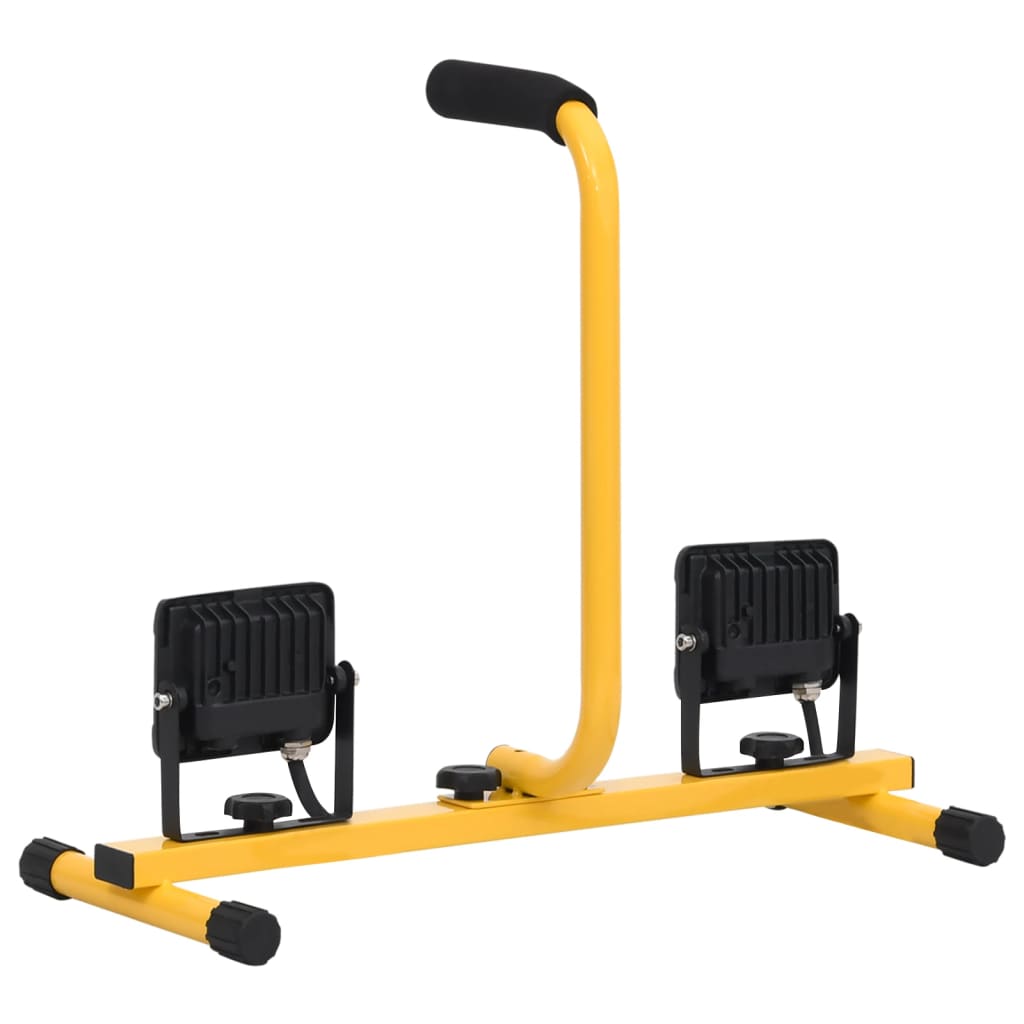 Projecteur led avec poignée 2x10 w lumière blanche froide - number 7.