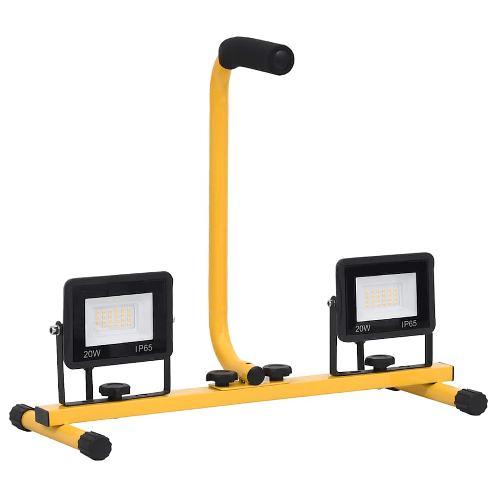 Projecteur led avec poignée 2x20 w lumière blanche froide - number 4.