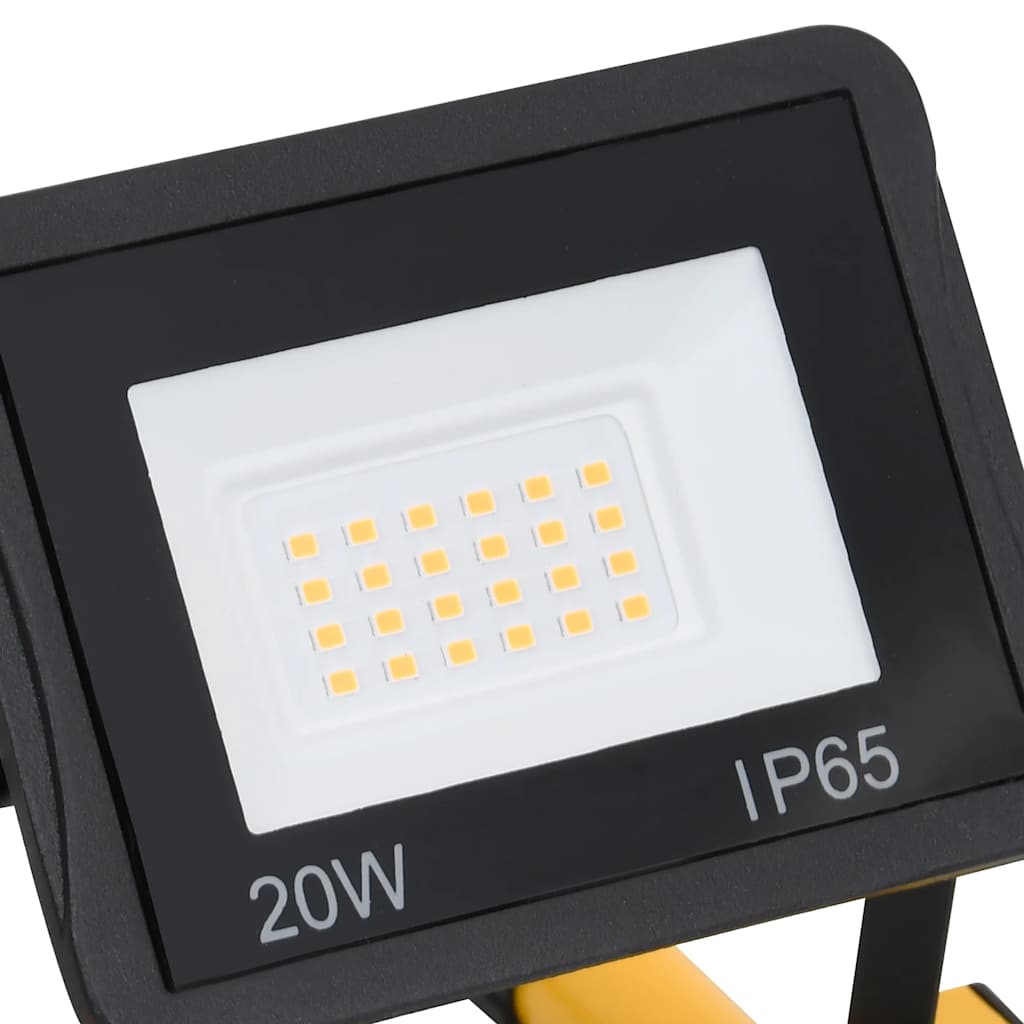 Projecteur led avec poignée 2x20 w lumière blanche froide - number 8.