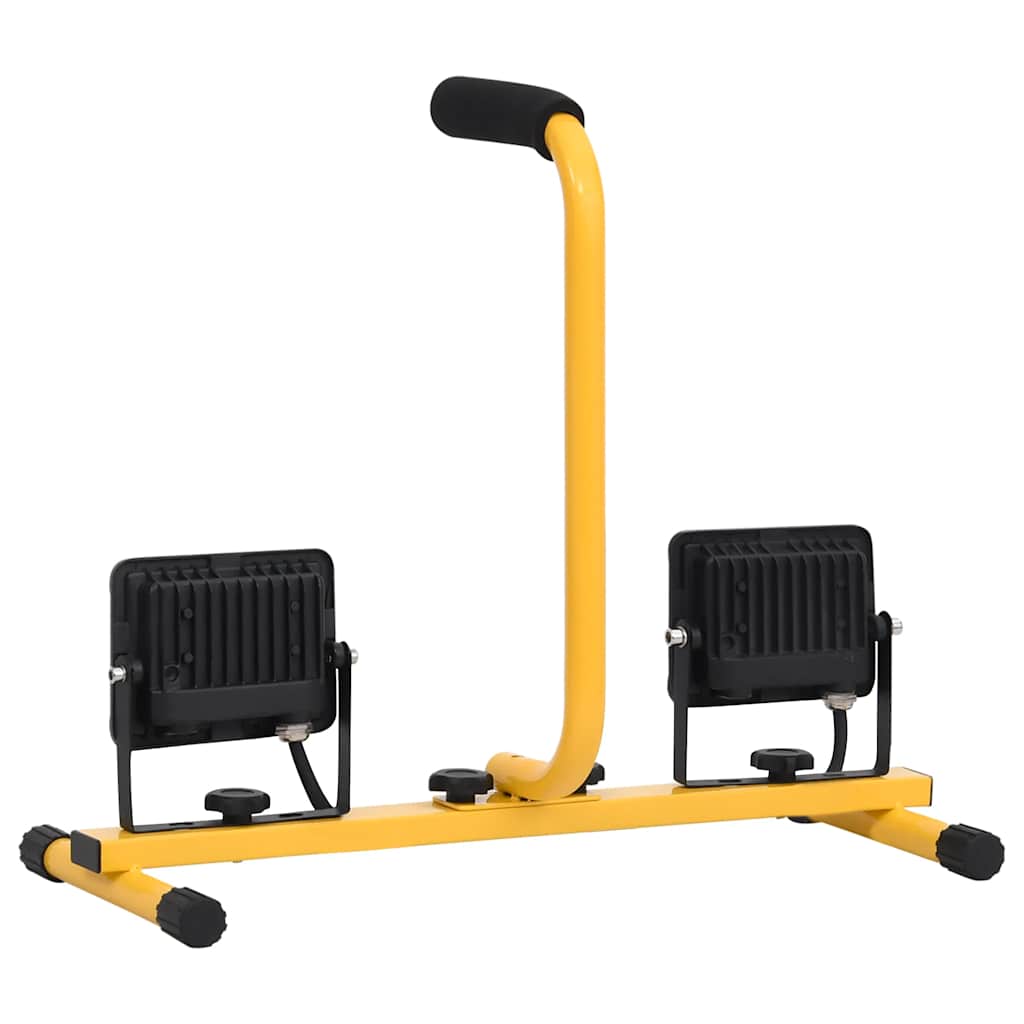 Projecteur led avec poignée 2x20 w lumière blanche froide - number 7.