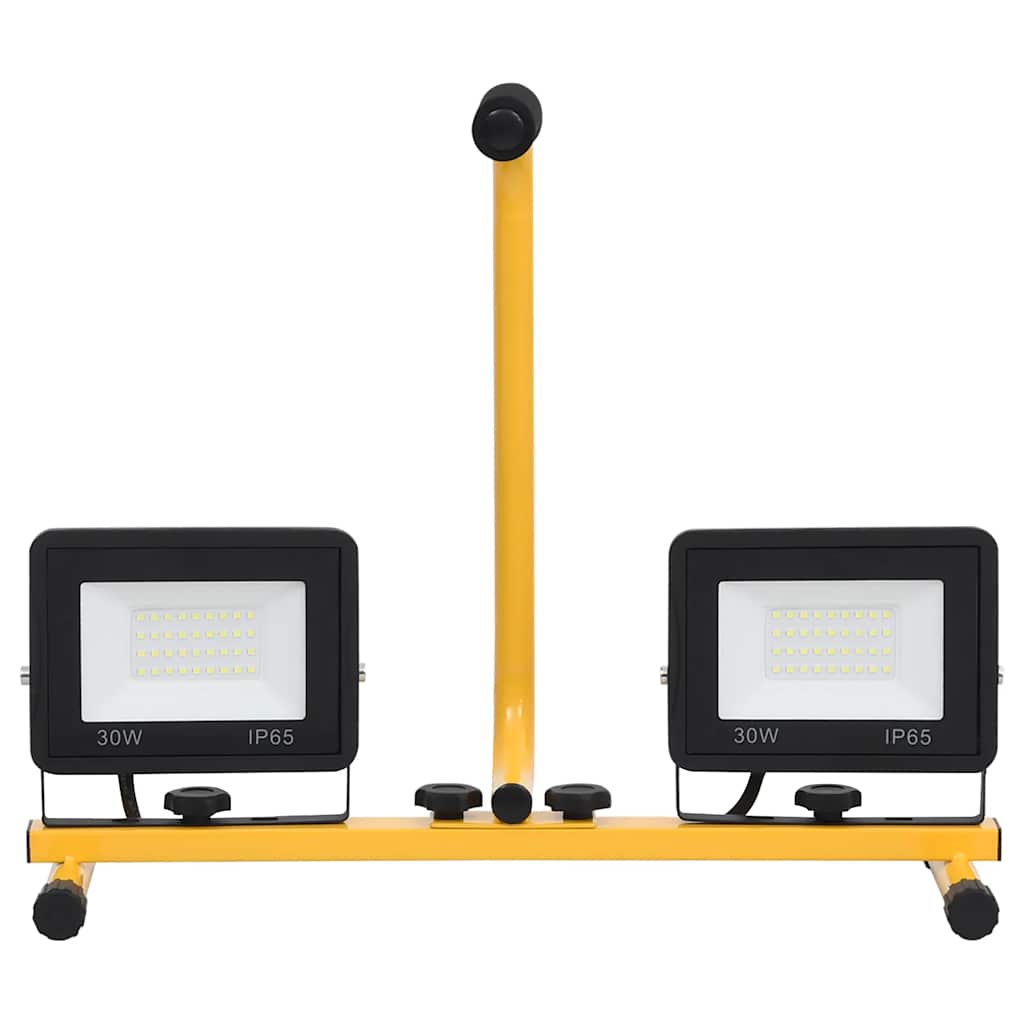 Led-projektør med håndtag 2x30 w kold hvid - number 5.