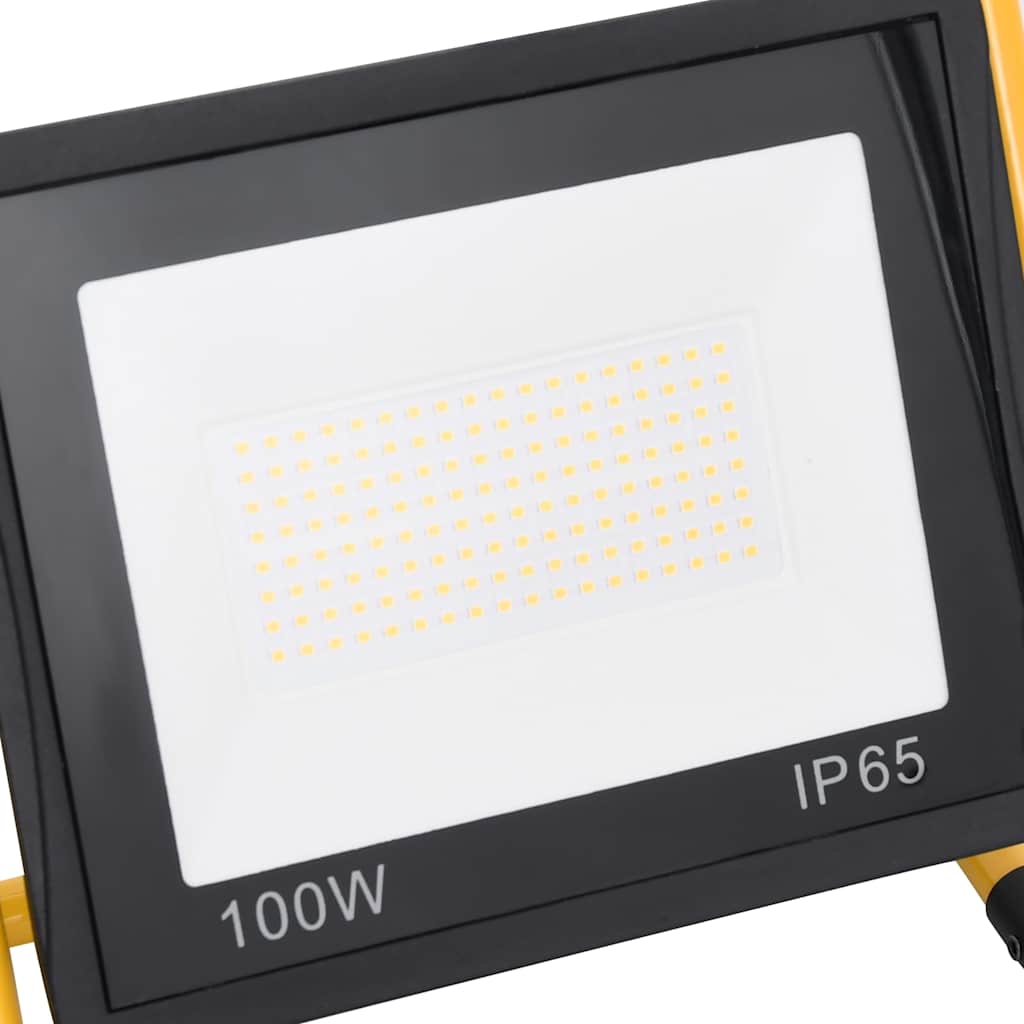 Projecteur led avec poignée 100 w blanc chaud - number 9.