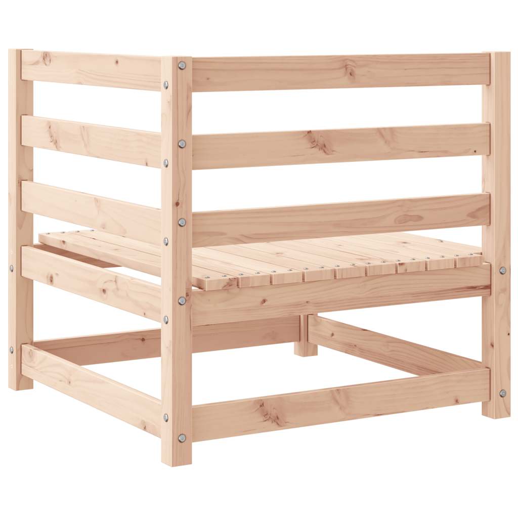 Hörnmoduler för trädgårdssoffa 2 st. massiv furu - number 6.