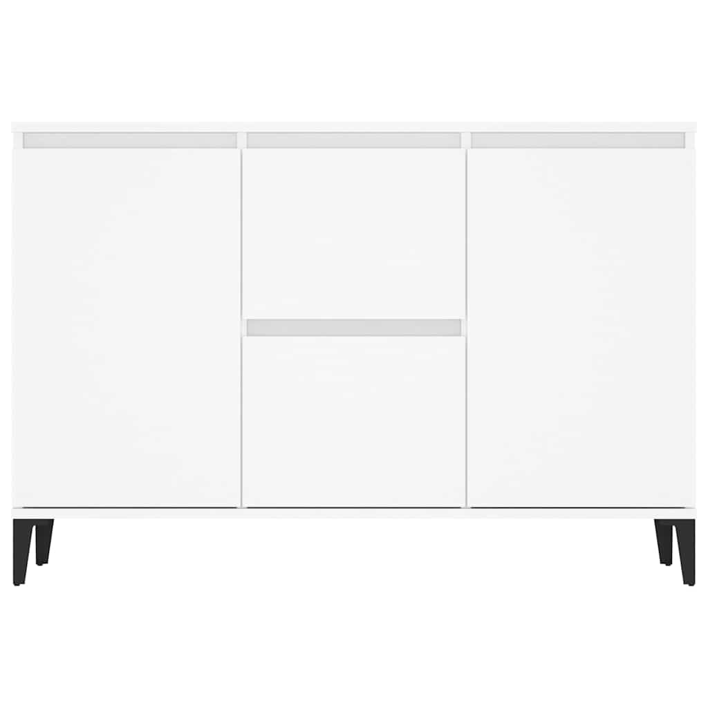 Skænk 104x35x70 cm konstrueret træ - hvid, 1 - number 5.