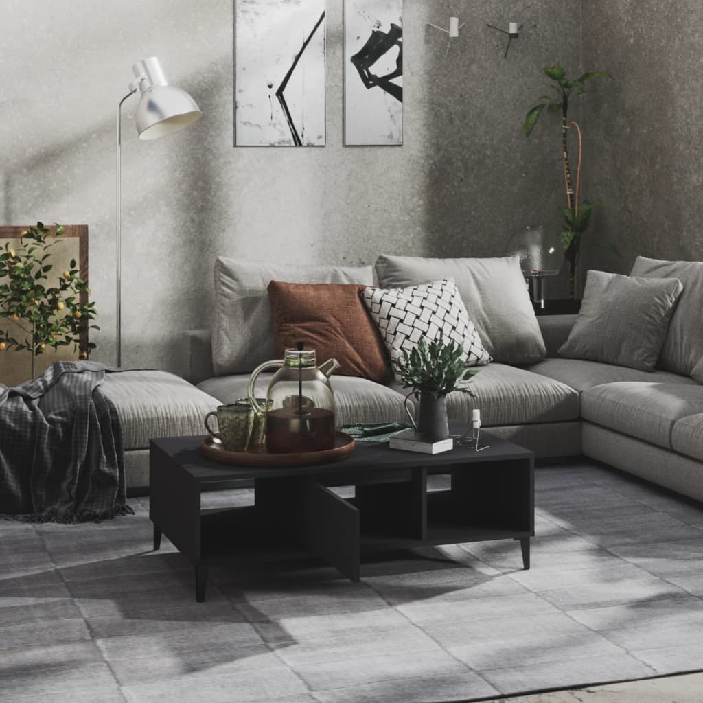 Sofabord 103,5x60x35 cm konstrueret træ - grå, 1 - number 3.