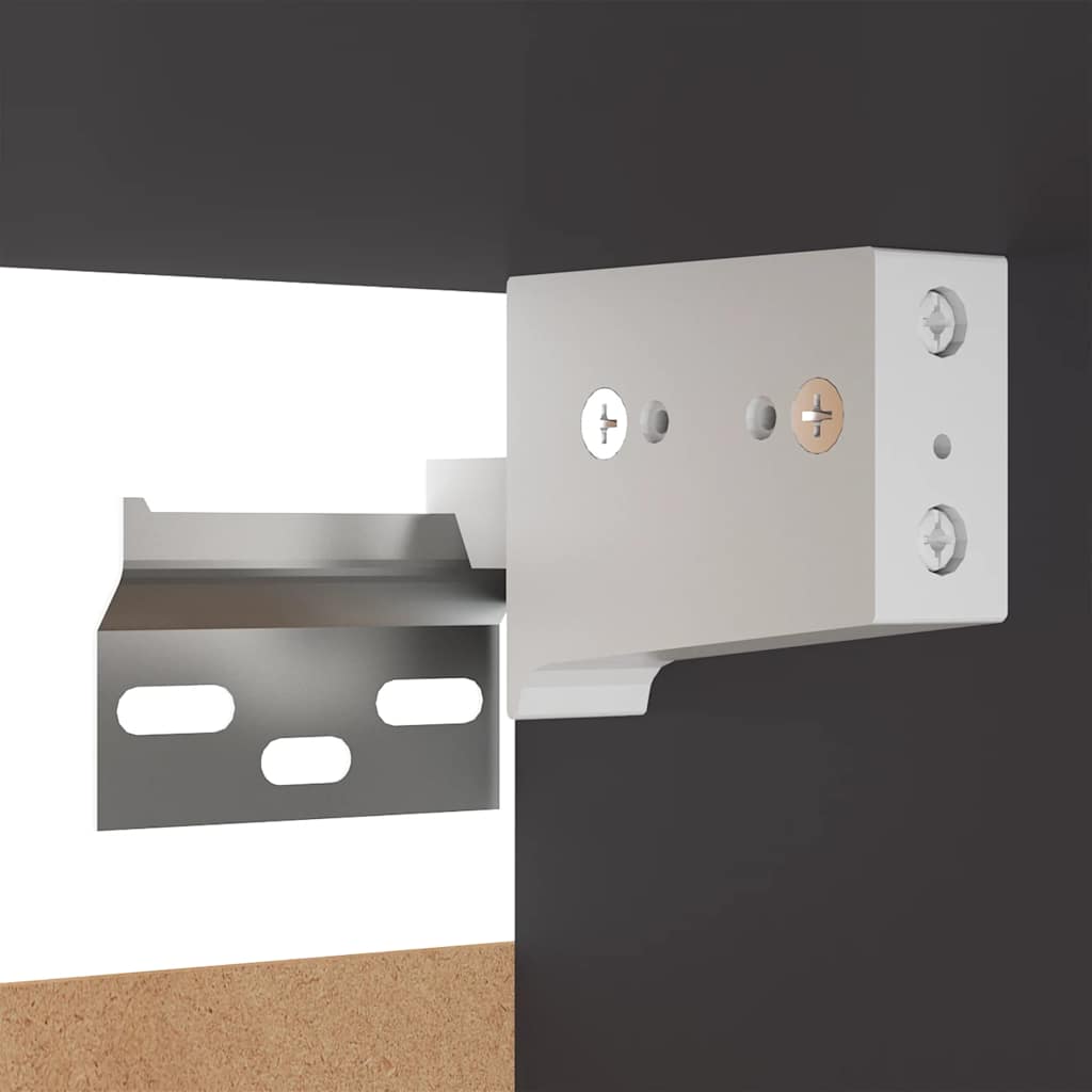 Stolik pod tv 30,5x30x60 cm drewno klejone - biały i dąb sonoma, 30,5 x 30 x 60 cm, 1 - number 12.