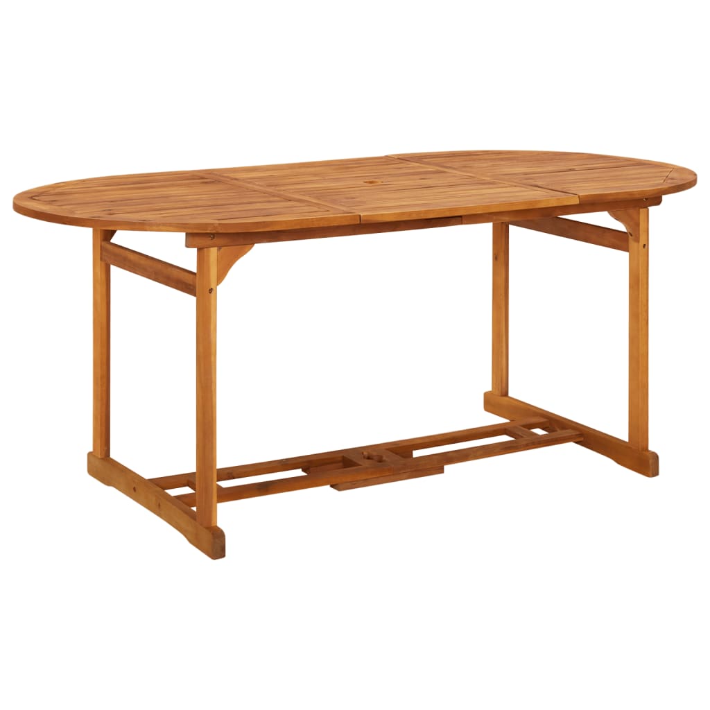 Tavolo da giardino in legno massello di acacia - 180 x 90 x 75 cm, 1 - number 1.