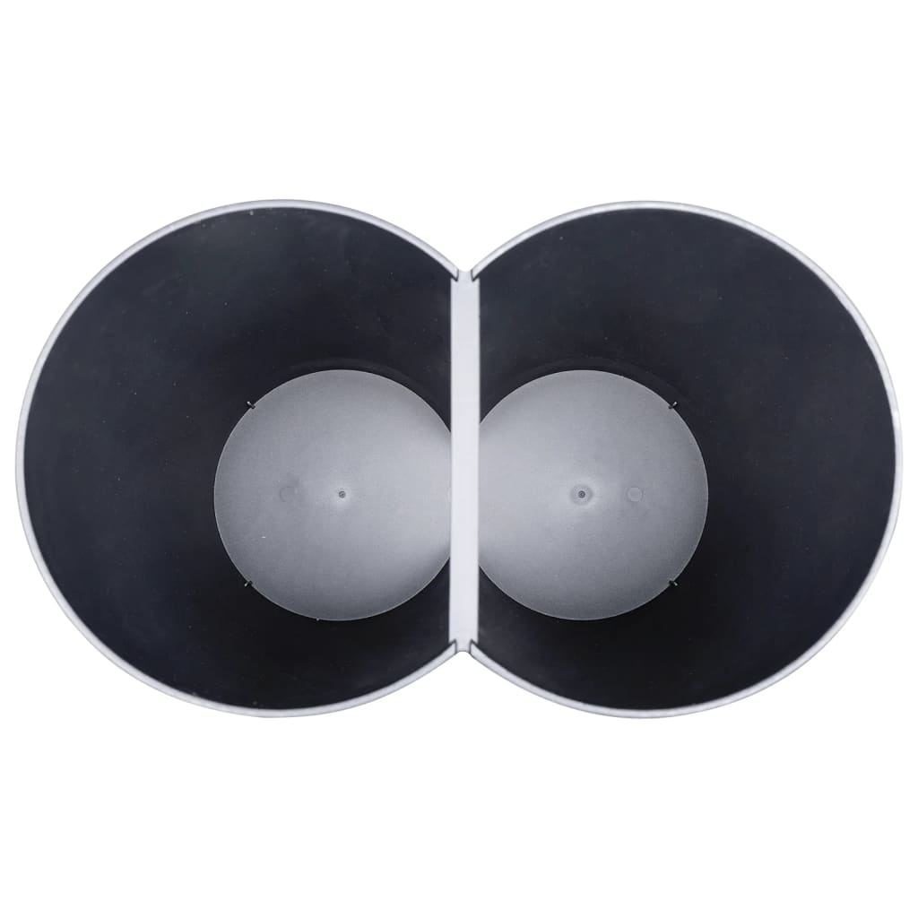 Dvostruka kanta za smeće 50 l crna - number 6.