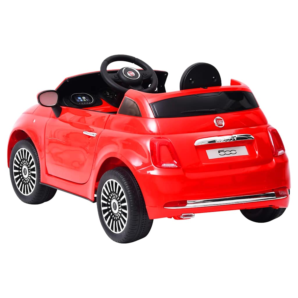 Voiture électrique pour enfants fiat 500 rouge - number 4.