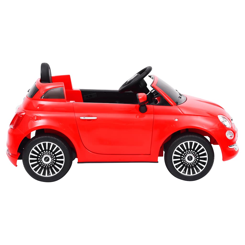 Voiture électrique pour enfants fiat 500 rouge - number 3.