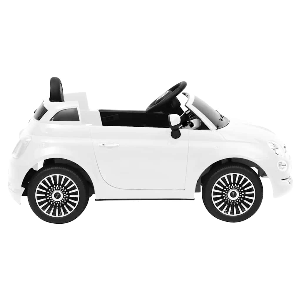 Voiture électrique pour enfants fiat 500 blanche - number 3.