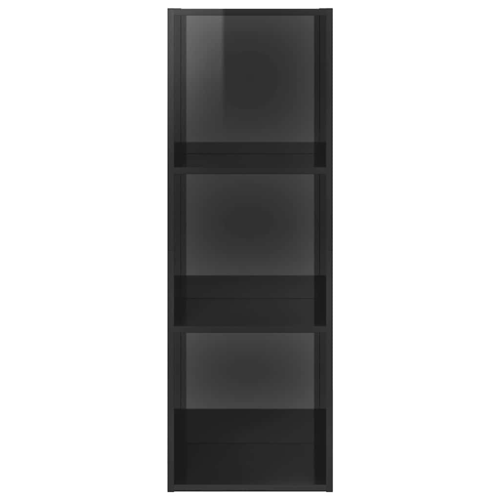 Wall hung tv cabinet 37x37x107 cm constructed wood - gray high gloss, 1, 107 cm - number 7.