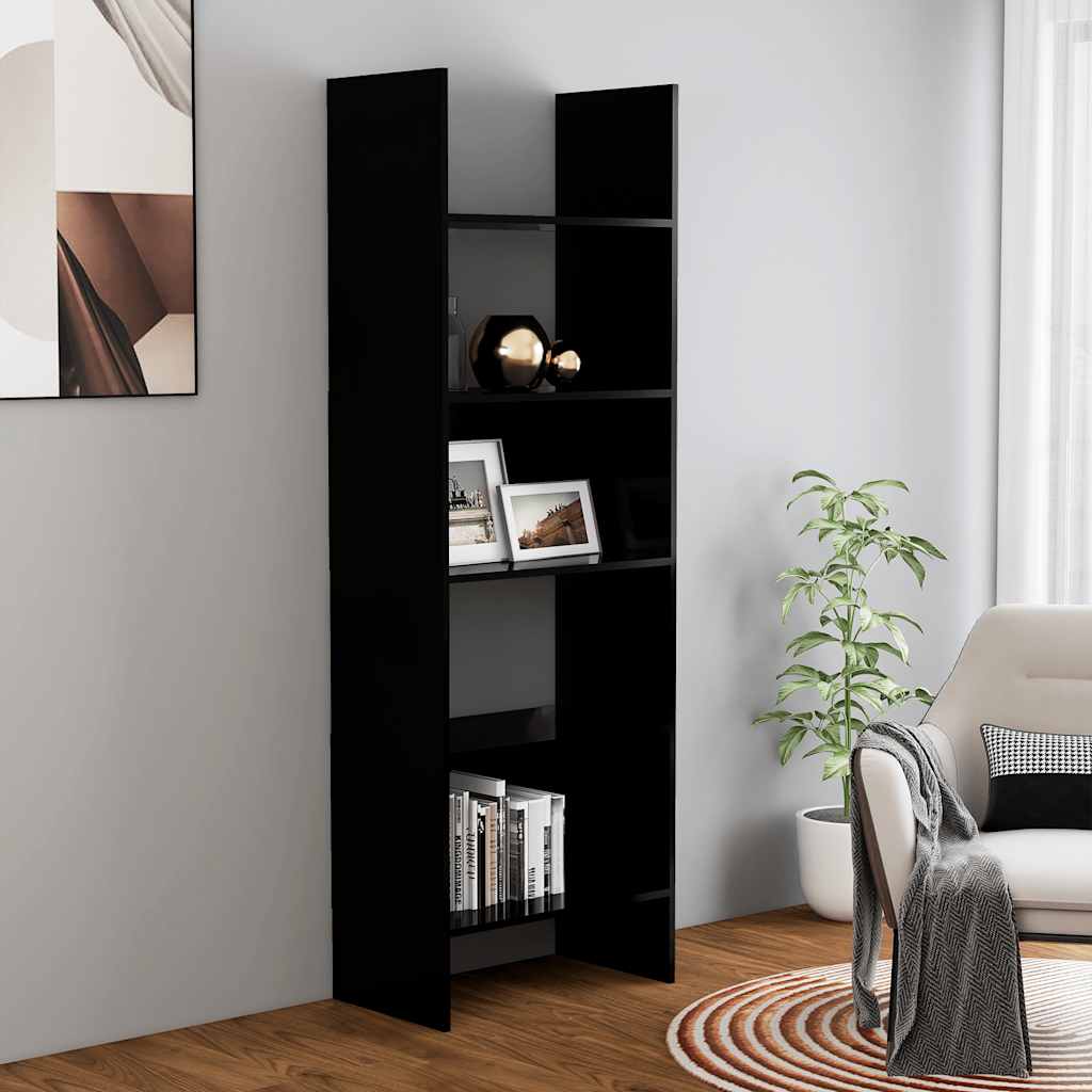 Libreria 60x35x180 cm legno ingegnerizzato - rovere sonoma, 1 - number 1.