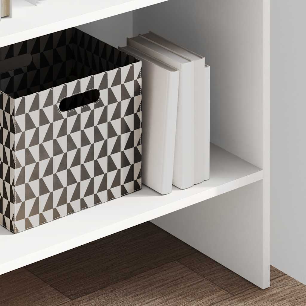 Regał 60x35x180 cm drewno klejone - biały, 1 - number 3.